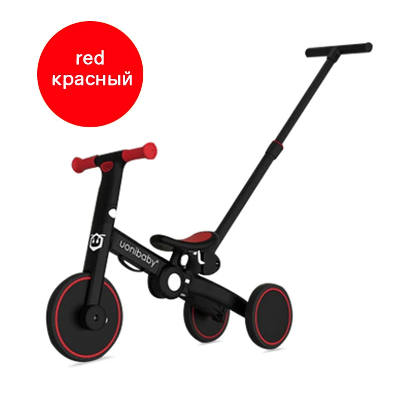 Triciclo infantil, dobrável, para bebês 1-6 anos