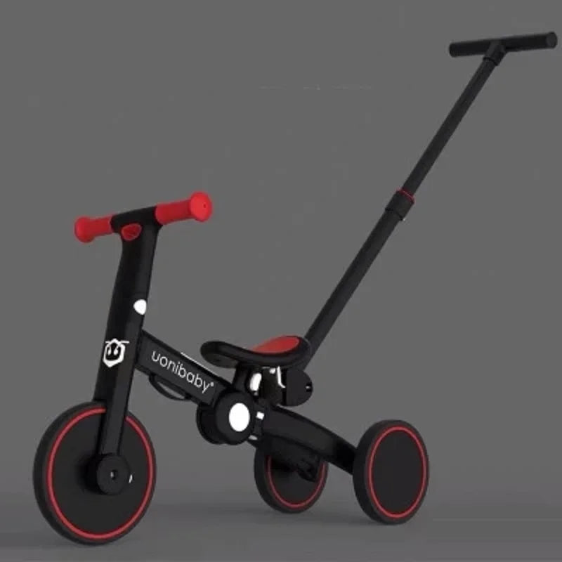 Triciclo infantil, dobrável, para bebês 1-6 anos