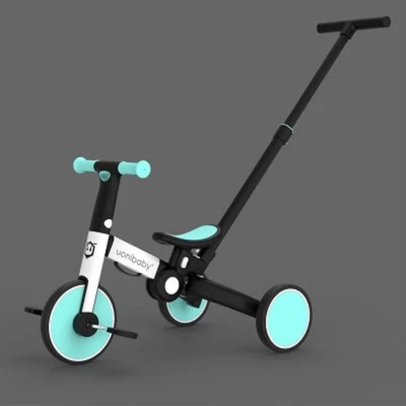 Triciclo infantil, dobrável, para bebês 1-6 anos