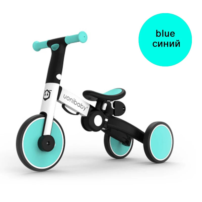 Triciclo infantil, dobrável, para bebês 1-6 anos