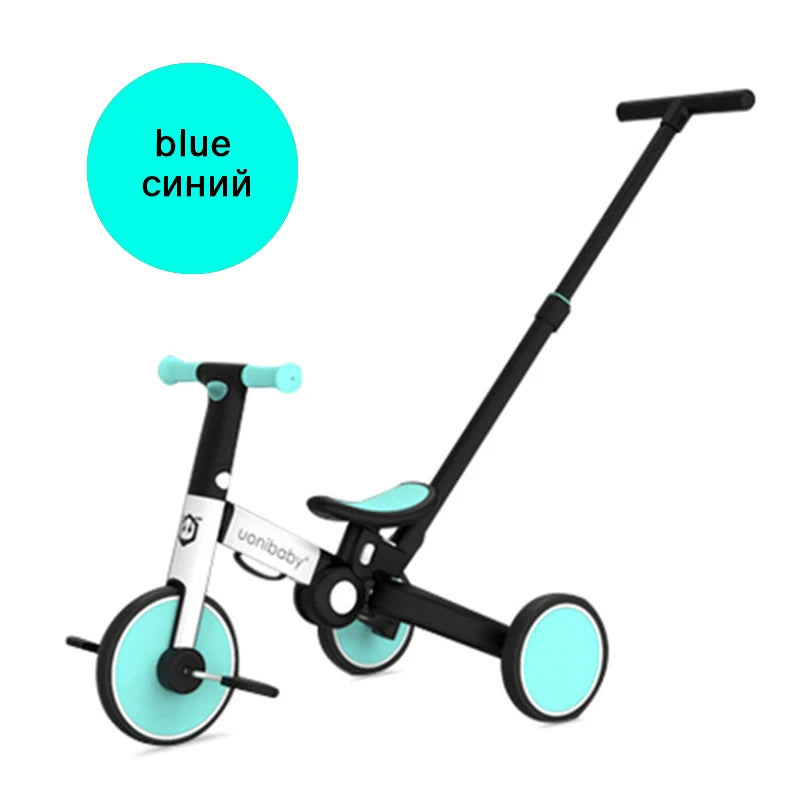 Triciclo infantil, dobrável, para bebês 1-6 anos