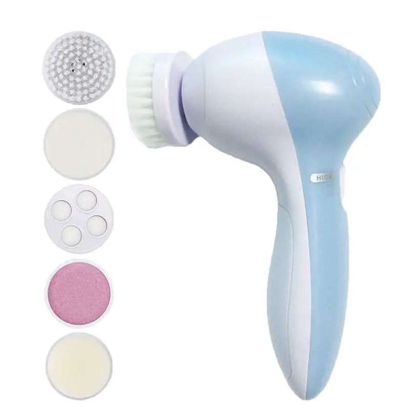 Escova elétrica de limpeza facial. Retira maquiagem, cuidados com a pele