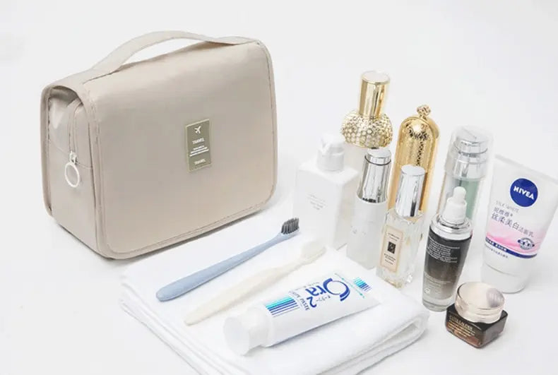 Bolsa de maquiagem para viagem