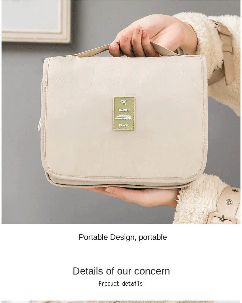 Bolsa de maquiagem para viagem