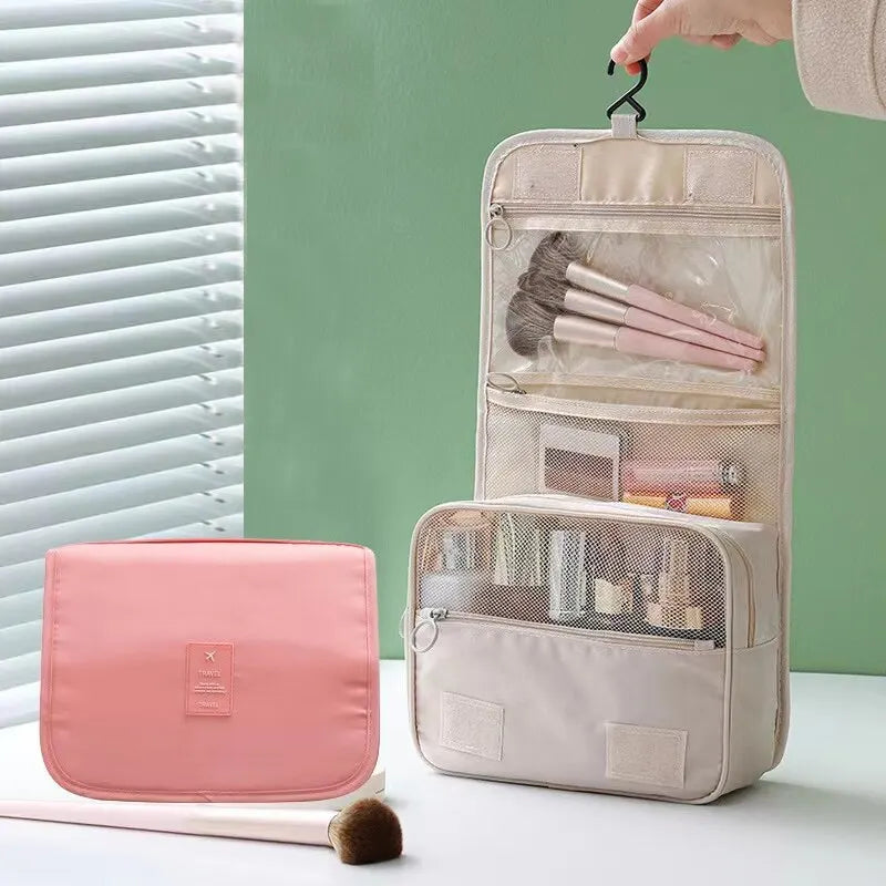 Bolsa de maquiagem para viagem