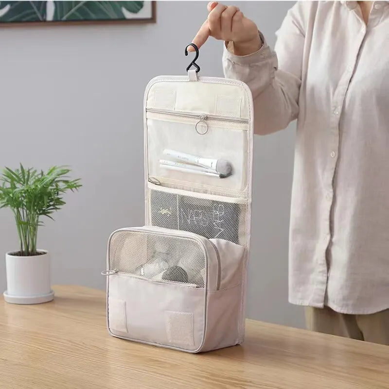 Bolsa de maquiagem para viagem