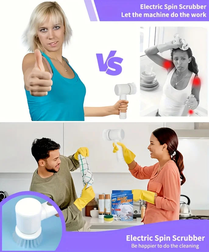 Escova de limpeza doméstica. Economize seu tempo!