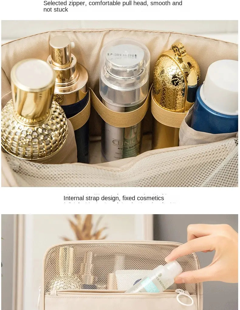 Bolsa de maquiagem para viagem