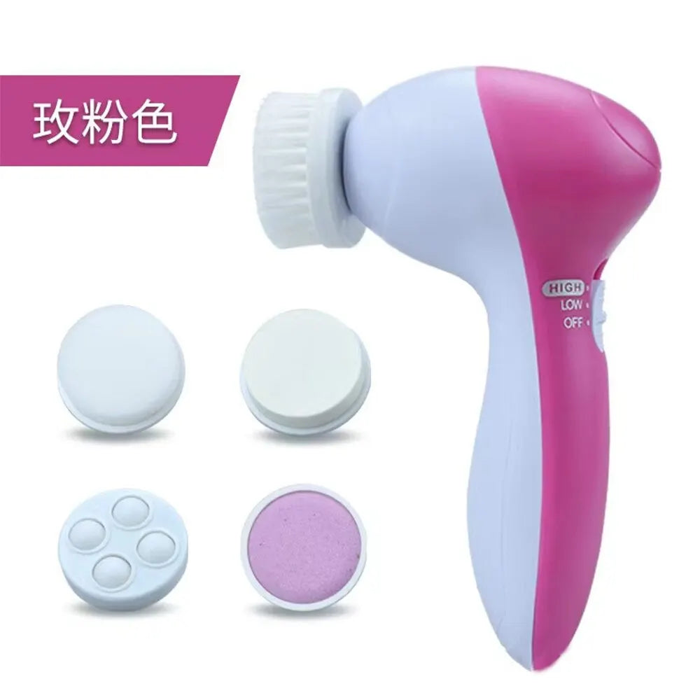 Escova elétrica de limpeza facial. Retira maquiagem, cuidados com a pele
