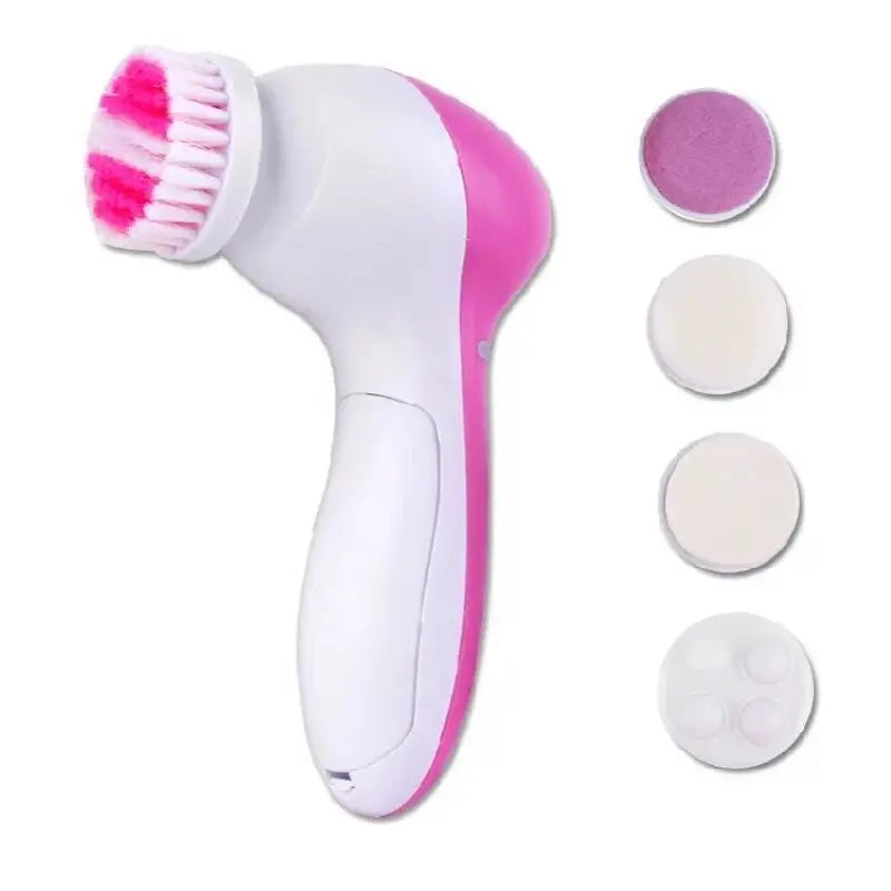 Escova elétrica de limpeza facial. Retira maquiagem, cuidados com a pele