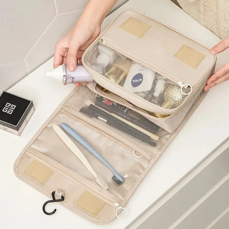Bolsa de maquiagem para viagem
