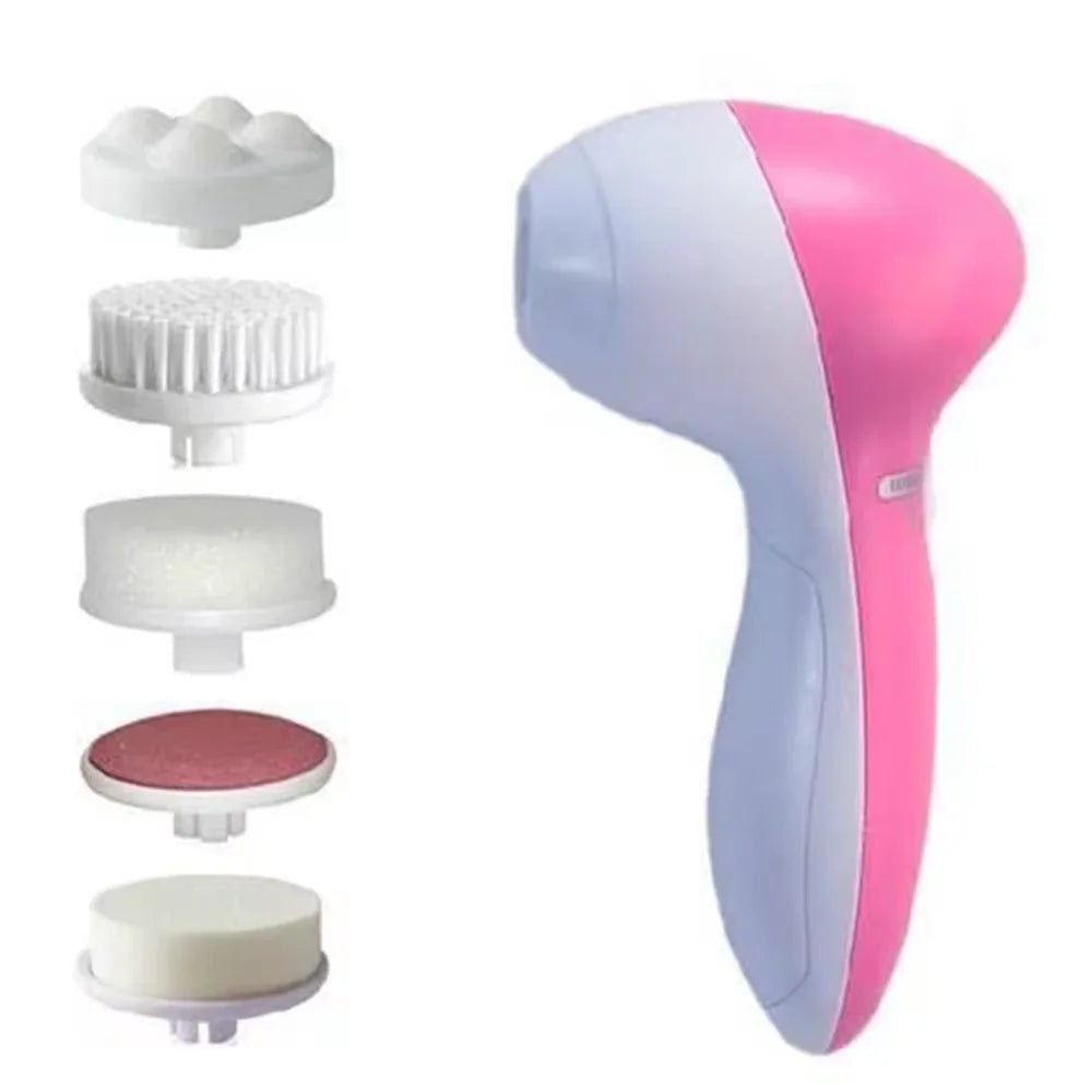 Escova elétrica de limpeza facial. Retira maquiagem, cuidados com a pele