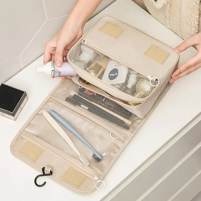 Bolsa de maquiagem para viagem