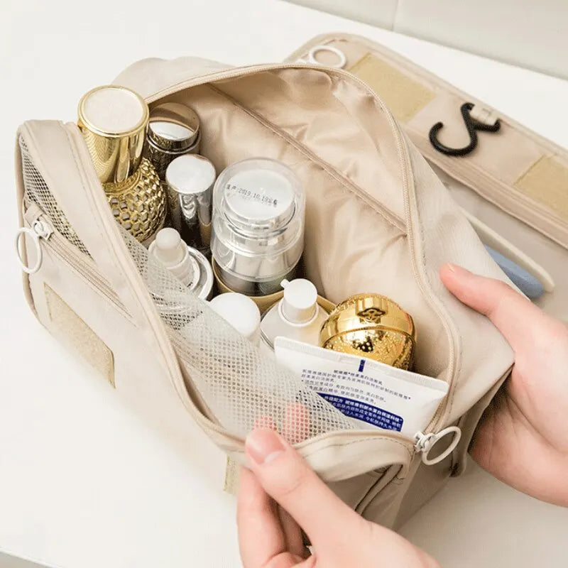 Bolsa de maquiagem para viagem