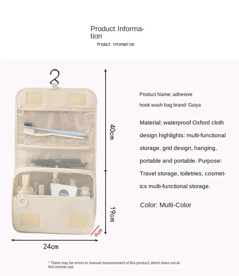 Bolsa de maquiagem para viagem