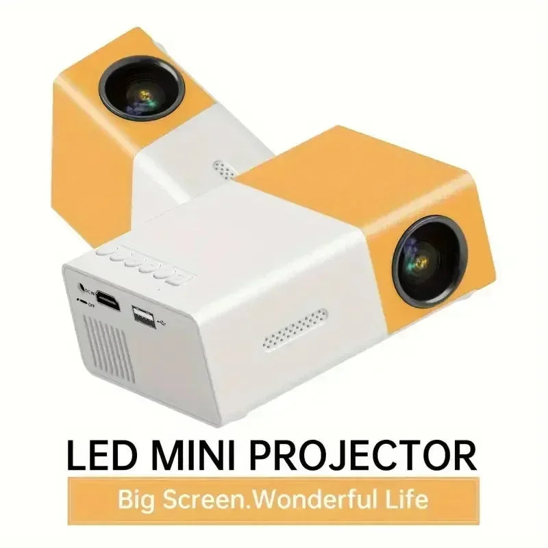 Mini projetor portátil HD 1080P