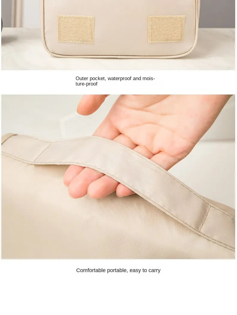 Bolsa de maquiagem para viagem
