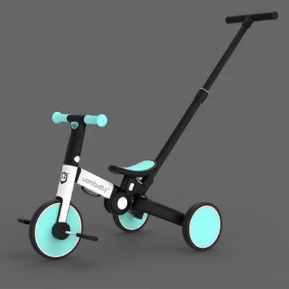 Triciclo infantil, dobrável, para bebês 1-6 anos
