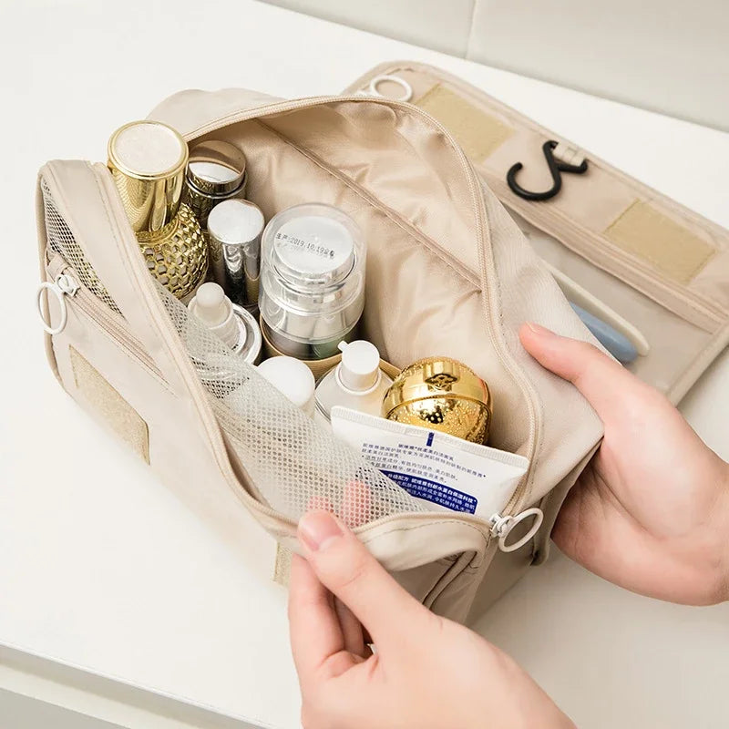 Bolsa de maquiagem para viagem