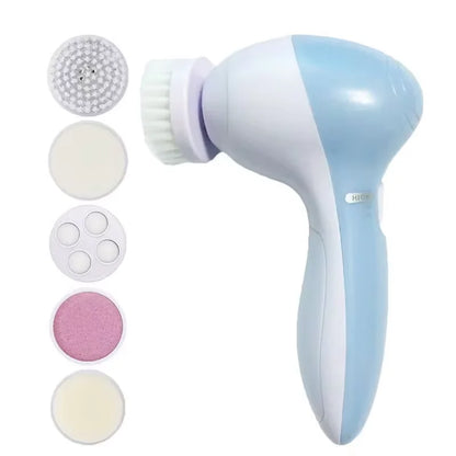 Escova elétrica de limpeza facial. Retira maquiagem, cuidados com a pele