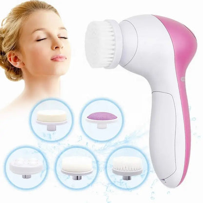 Escova elétrica de limpeza facial. Retira maquiagem, cuidados com a pele