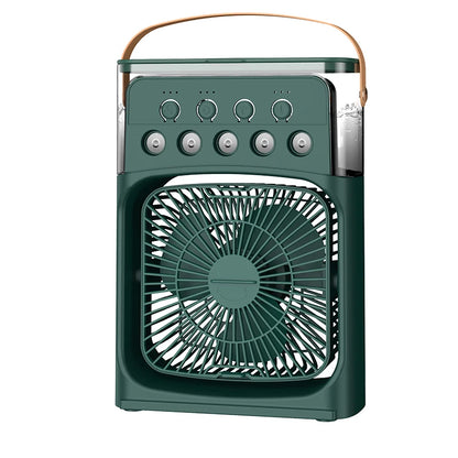 Ventilador e umidificador de ar com luzes led