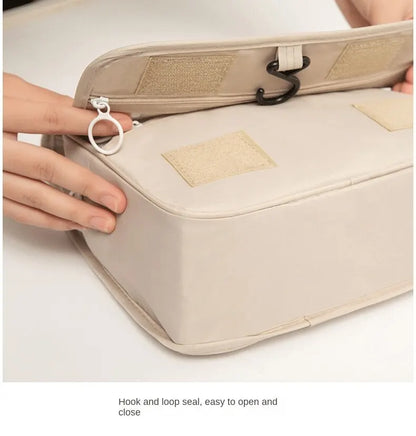Bolsa de maquiagem para viagem