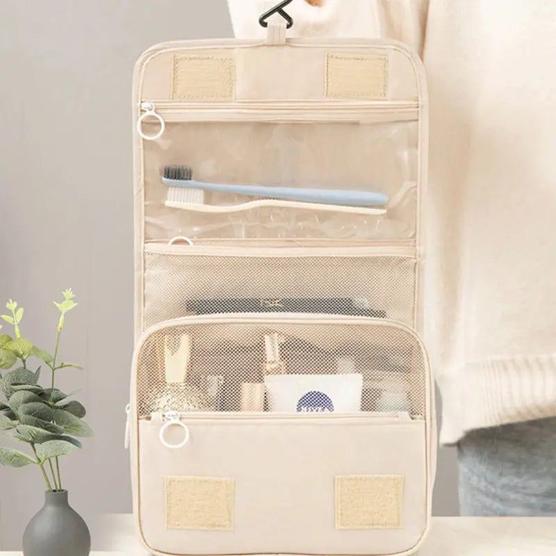 Bolsa de maquiagem para viagem