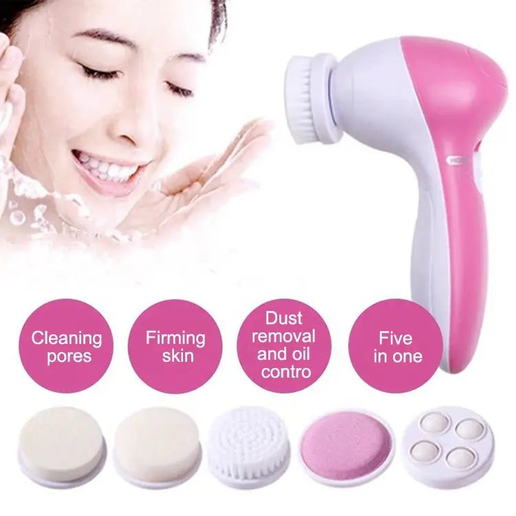 Escova elétrica de limpeza facial. Retira maquiagem, cuidados com a pele