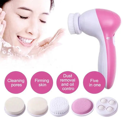 Escova elétrica de limpeza facial. Retira maquiagem, cuidados com a pele