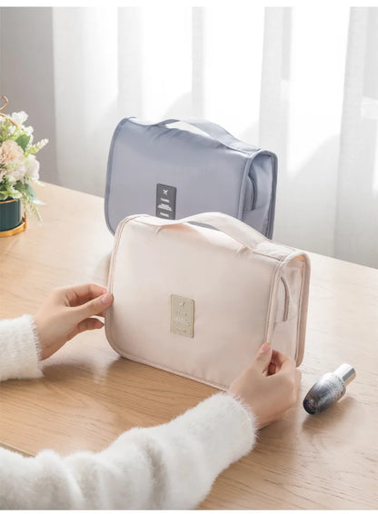Bolsa de maquiagem para viagem