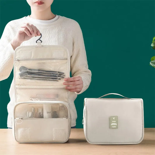 Bolsa de maquiagem para viagem