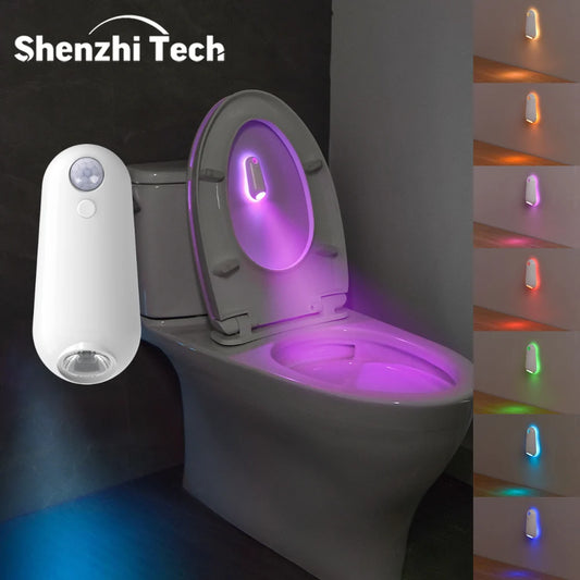 Led com sensor de movimento para banheiro e camping